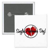Singles Awareness Day buttons
