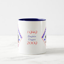 Singleton Cloggers 60th Badge Coffee Mugs
