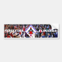 Singleton Cloggers 60th Bumper Sticker