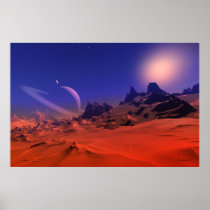 Singular ambience - space art posters