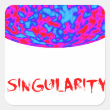 singularity with microwave universe stickers