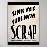 Sink Axis Subs With Scrap Print