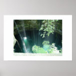 Sinkhole in Mexico near Cancun posters