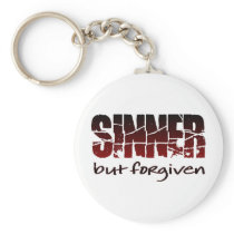 Sinner but forgiven key chain