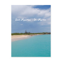 Sint Maarten - St. Martin Beach Scene Post Cards