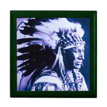 Sioux Chief White Swan Vintage Jewelry Boxes