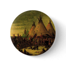Sioux War Council by George Catlin