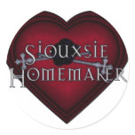 Siouxsie Homemaker Knitting (Red) stickers