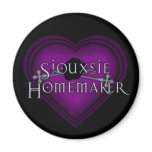 Siouxsie Homemaker Knitting (Violet) magnets