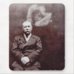 Sir Arthur Conan Doyle with Ghost by Ada Deane mousepads