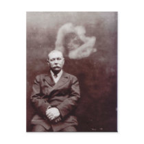 Sir Arthur Conan Doyle with Ghost by Ada Deane Post Card