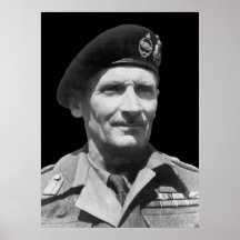Sir Bernard Law Montgomery Poster