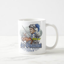 Sir Obamalot Obama 2008 Gear Coffee Mugs