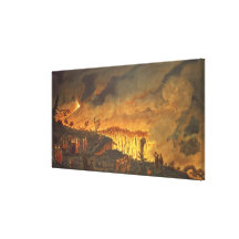Sir William Hamilton  showing Ferdinand IV Canvas Print