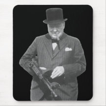 Sir Winston Churchill Mouse Pad