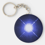 Sirius A and B - brightest glowing star Keychains