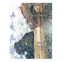 Sisley, Alfred Br?cke von Hampton Court 1874 Techn Post Cards