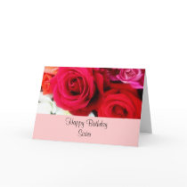 Sister Birthday Greeting Roses