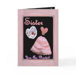 SISTER Bridesmaid Invitation PINK Rose Petal Dress cards