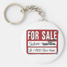 Sister for Sale Key Chain