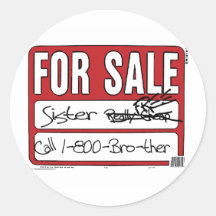Sister for Sale Sticker