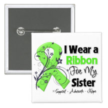 Sister - Lymphoma Ribbon Button