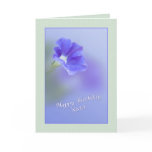 Sister's Birthday Card with Petunia