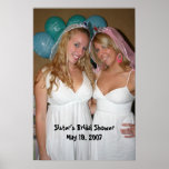 Sister's Bridal Shower posters