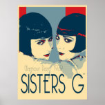 Sisters G - 1920's Fashion Poster posters