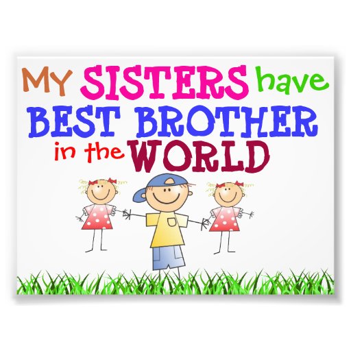 Sisters have Best Brother Photo