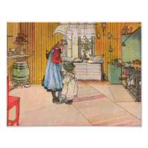 Sisters - Koket av Carl Larsson Photo Art