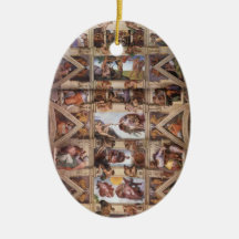 Sistine Chapel Ceiling Christmas Tree Ornament