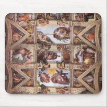 Sistine Chapel Ceiling mousepads