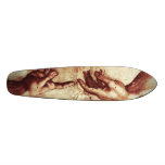 Sistine Chapel Creation of Adam Skateboard Old
