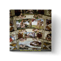 Sistine Chapel, Vatican, Rome, Italy Pins