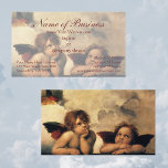 Sistine Madonna Angels by Raphael Raffaello Business Card Template