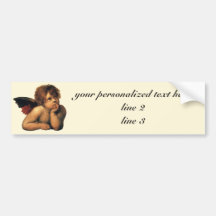 Sistine Madonna Angels by Raphael Sanzio Bumper Stickers