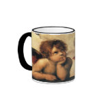 Sistine Madonna Angels by Raphael Sanzio mugs