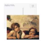 Sistine Madonna Angels by Raphael Sanzio Postcard