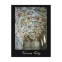 sistine vatican postcards