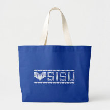 Sisu Heart Knit Dark Bag 2