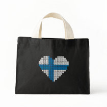 Sisu Heart Tiny Tote Bag