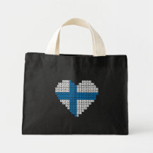 Sisu Heart Tiny Tote Bag