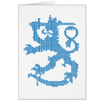 Sisu Lion Folding Card