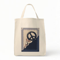 Sisyphus Peace Tote Bags