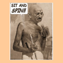 Sit and Spin postcards