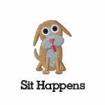 Sit Happens Embroidered Shirt embroidered shirts