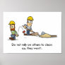 Site Housekeeping 002 Print