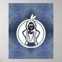 'Sitting Bull II' Print