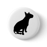 Sitting Bull Terrier buttons